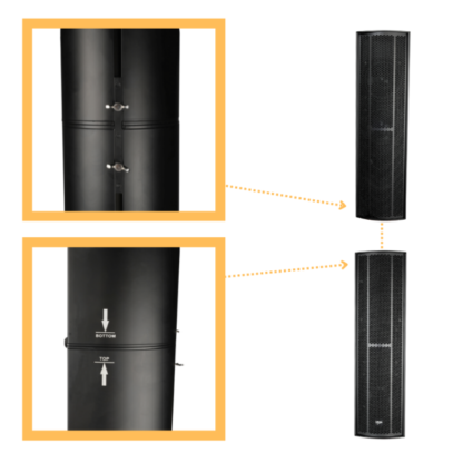 V-TONE BOOSTER profesjonalny aktywny słupkowy system nagłośnienia 760W RMS - obrazek 9